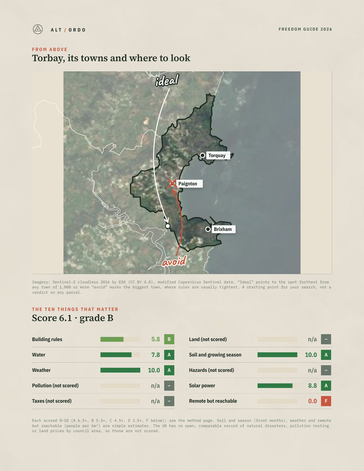 Torbay, England Off-Grid Guide 2026 from above