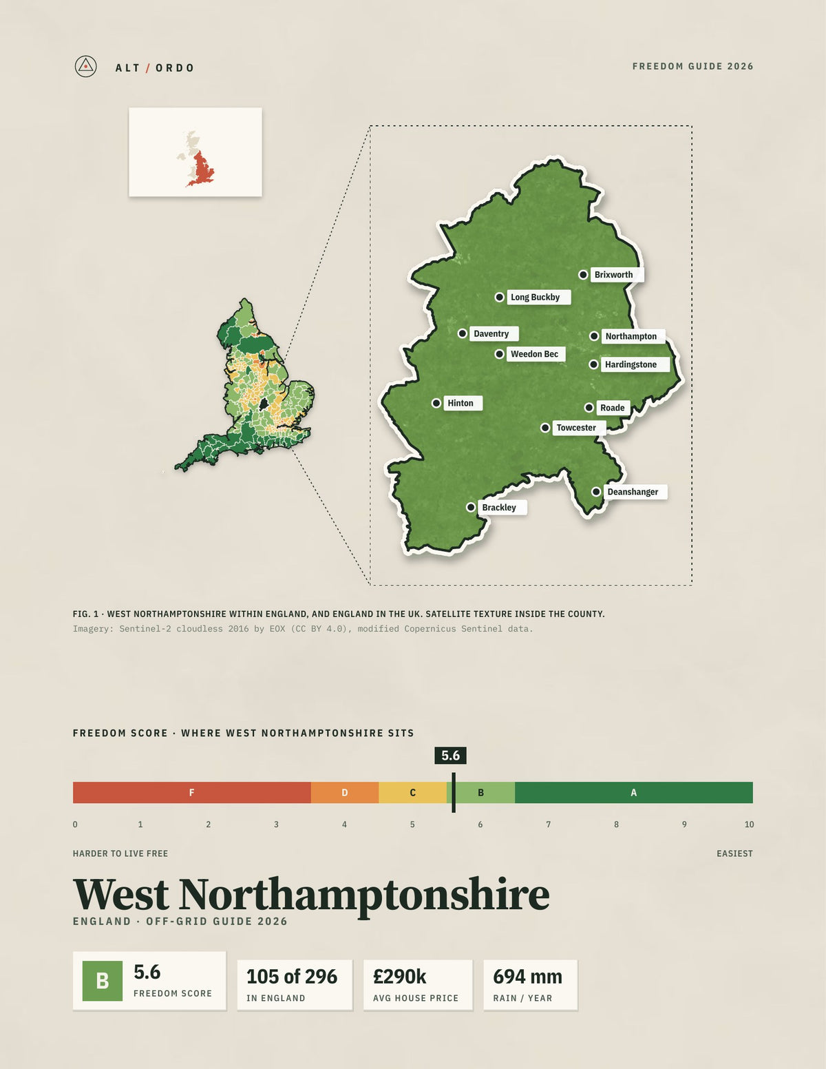 West Northamptonshire, England Off-Grid Guide 2026