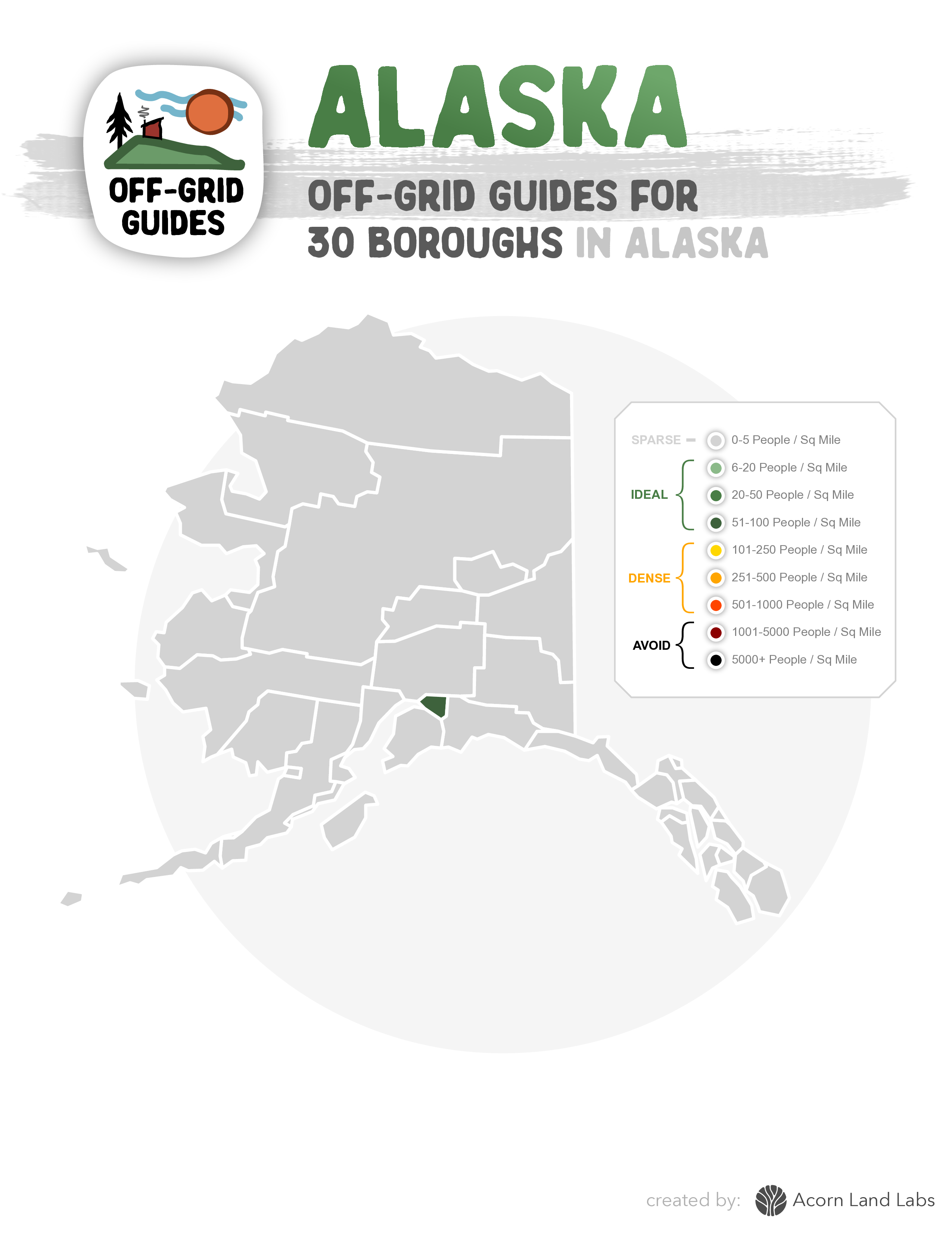 Alaska Off-Grid Guide PDF Download: 30 Boroughs Rated