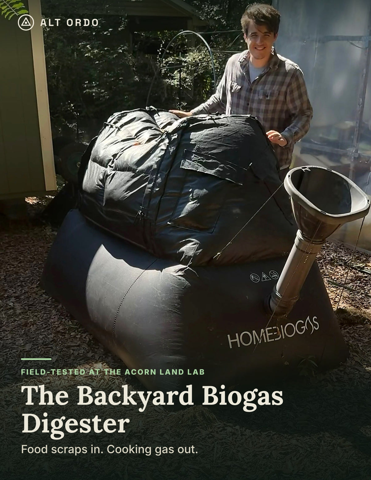 Backyard Biogas Digester Guide (PDF): Build a DIY IBC Tote Methane Digester