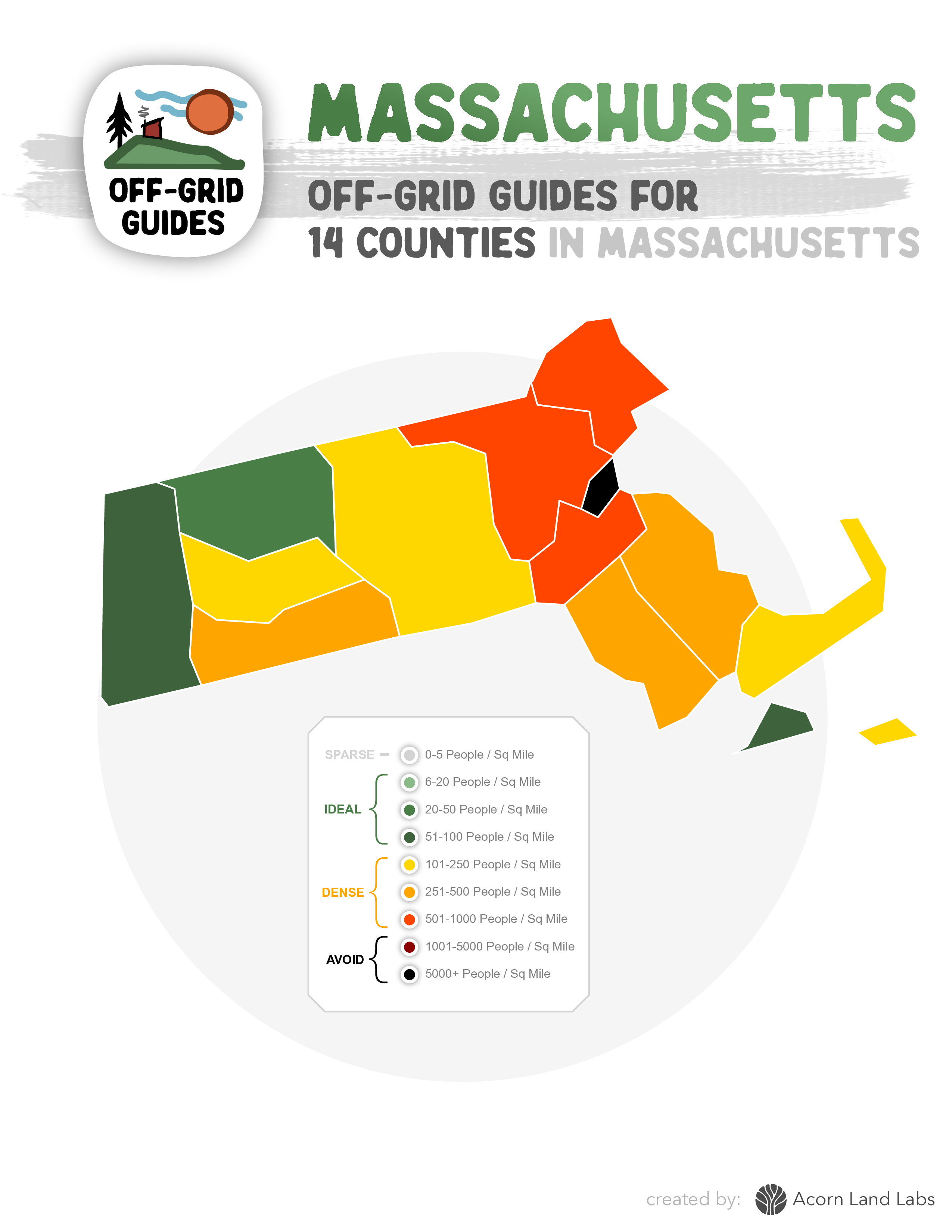 Massachusetts Off-Grid Guide PDF Download: 14 Counties Rated