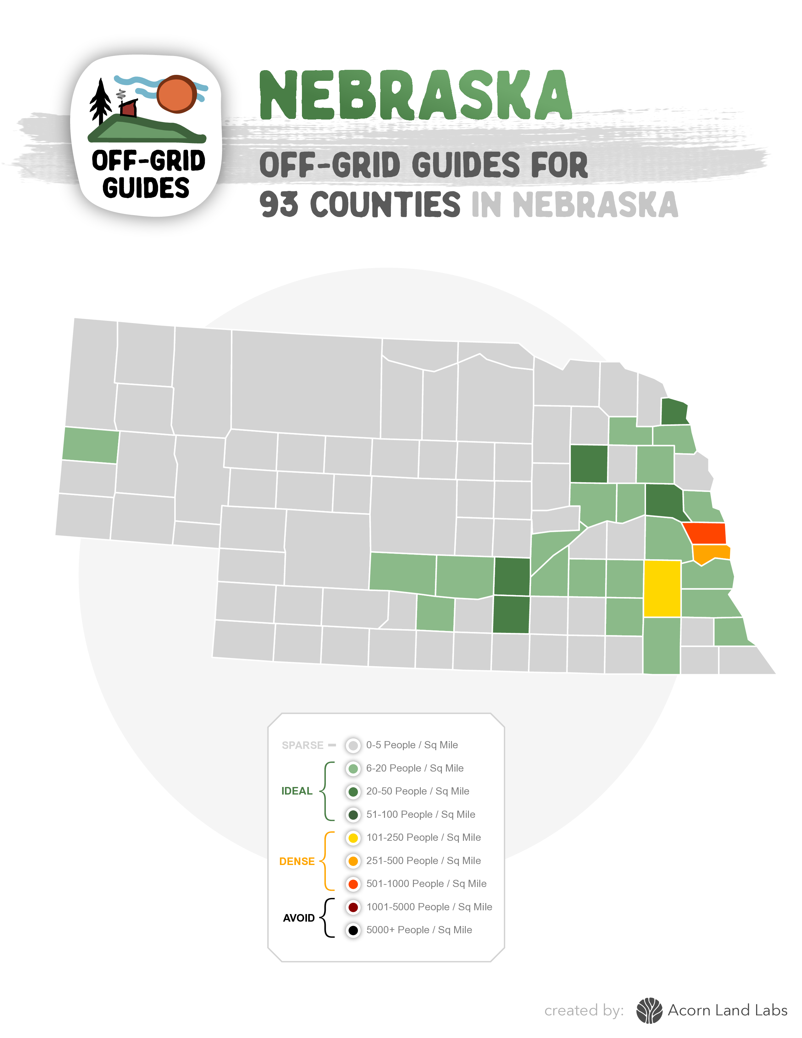 Nebraska Off-Grid Guide PDF Download: 93 Counties Rated