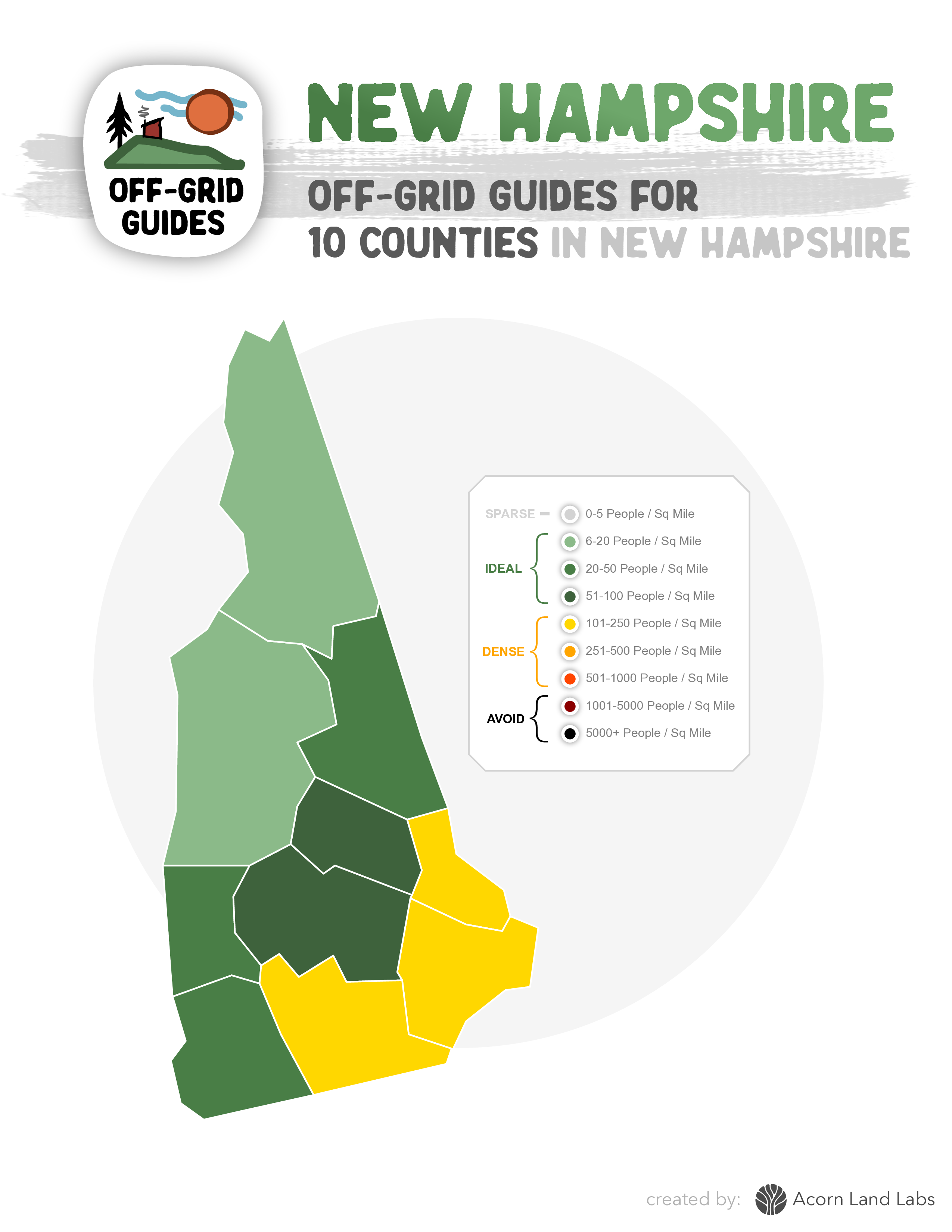 New Hampshire Off-Grid Guide PDF Download: 10 Counties Rated