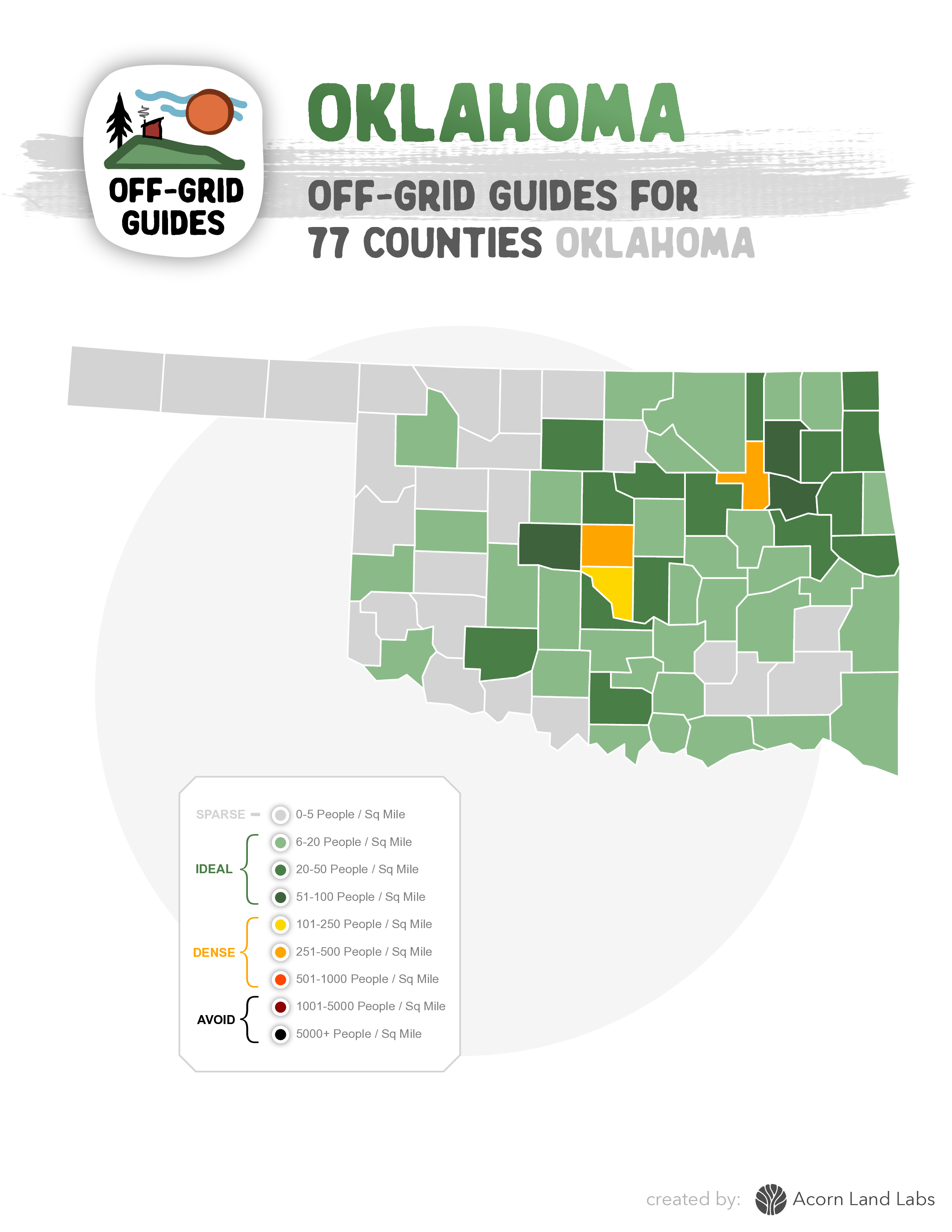 Oklahoma Off-Grid Guide PDF Download: 77 Counties Rated