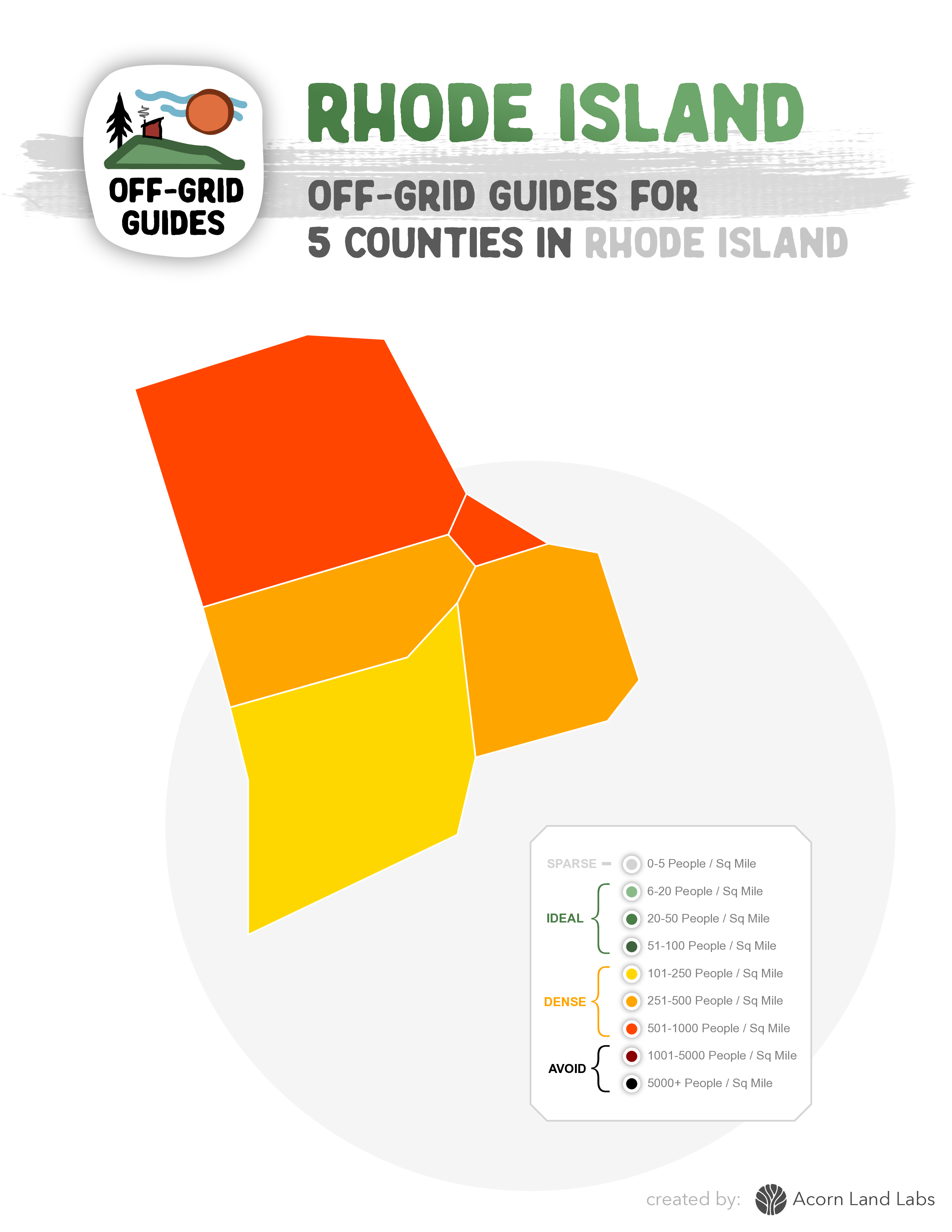 Rhode Island Off-Grid Guide PDF Download: 5 Counties Rated