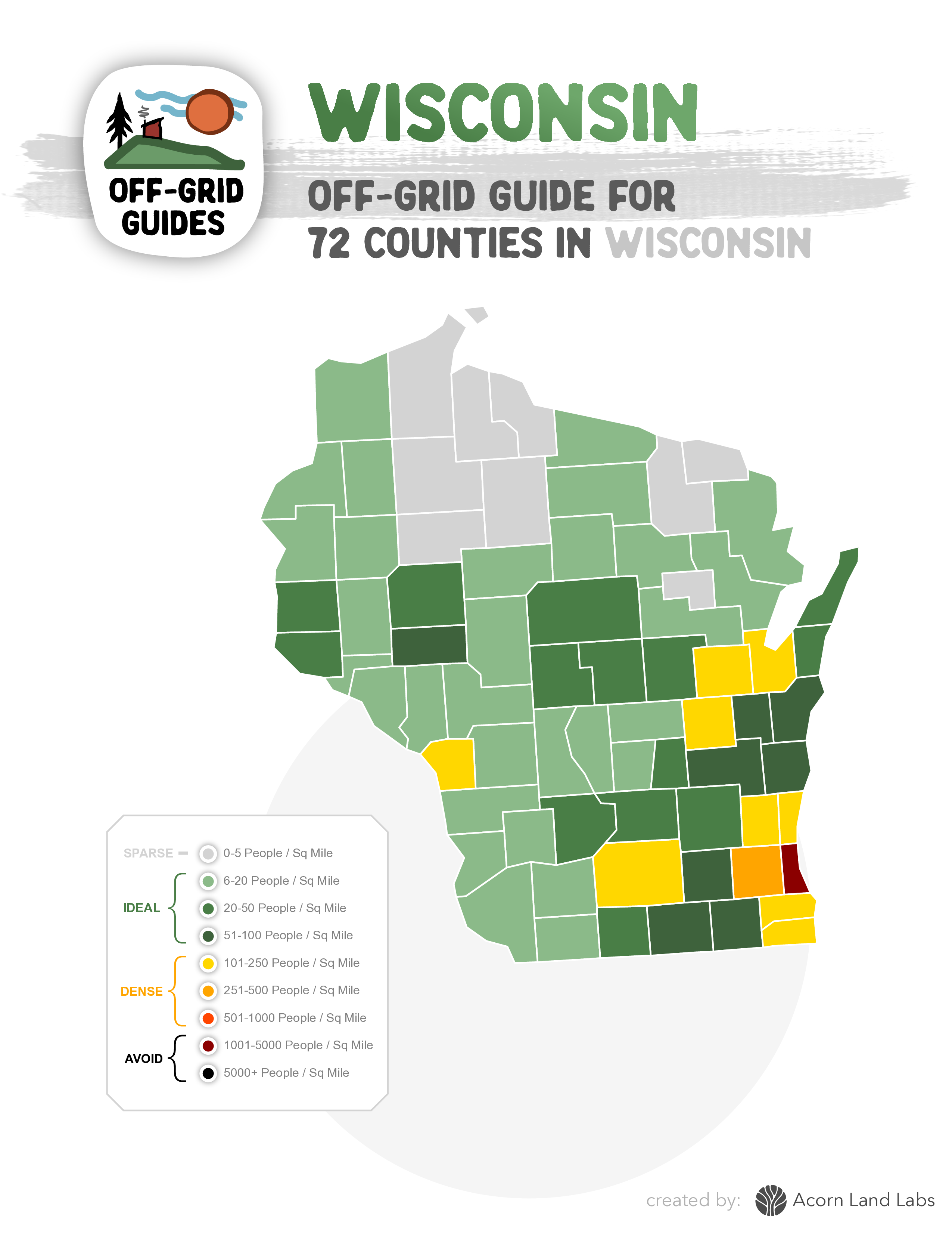 Wisconsin Off-Grid Guide PDF Download: 72 Counties Rated