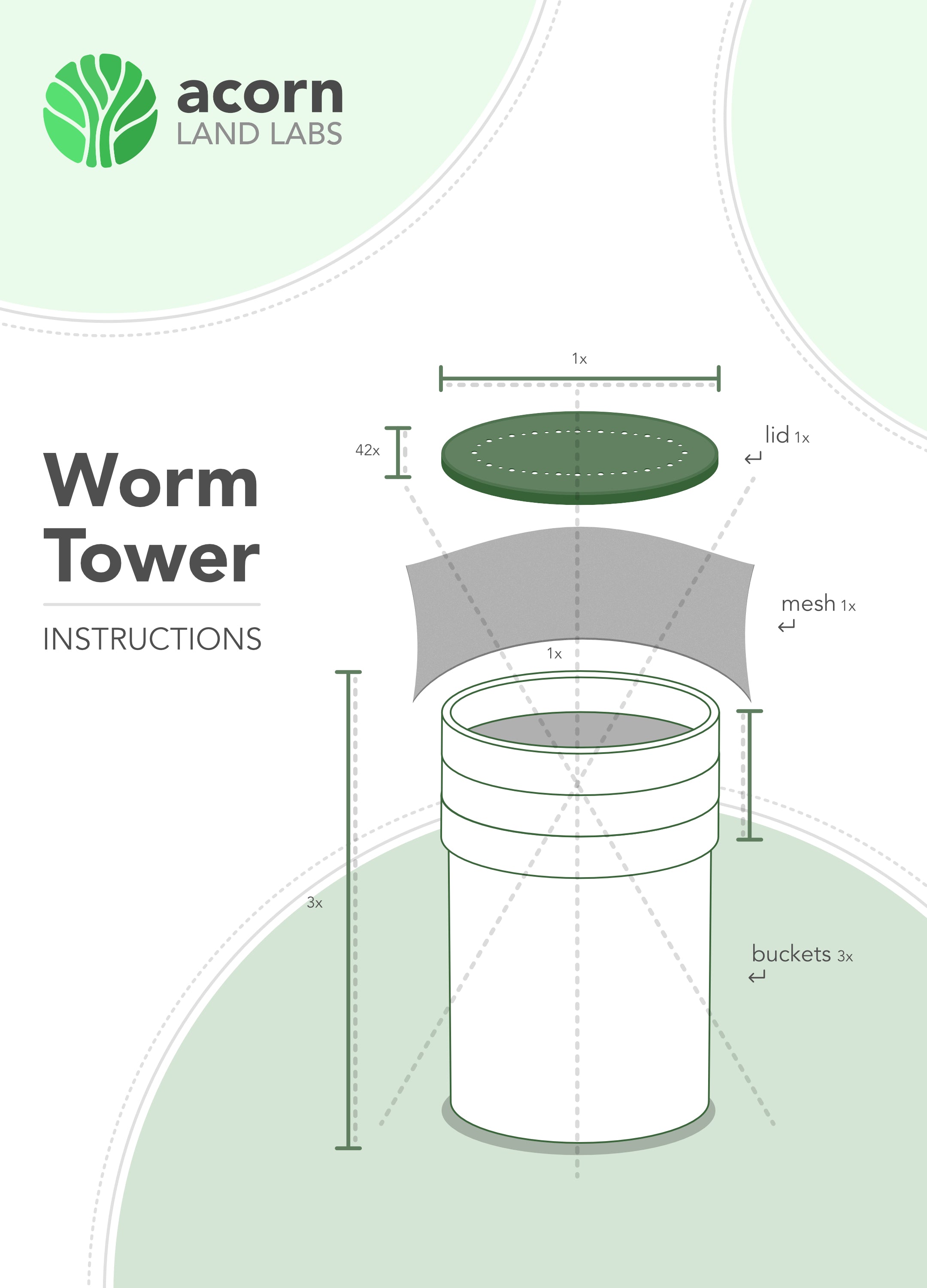 DIY Worm Tower Plans (Digital PDF)